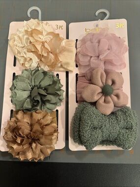 bebe Baby Boutique 3pc Headband Set 2 packs